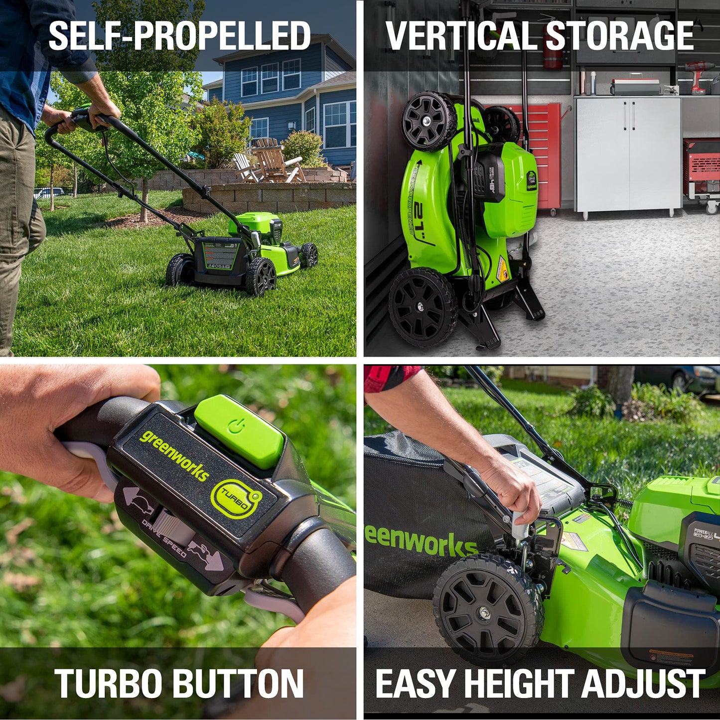 Greenworks 48V Self-Propelled Cordless Lawn Mower