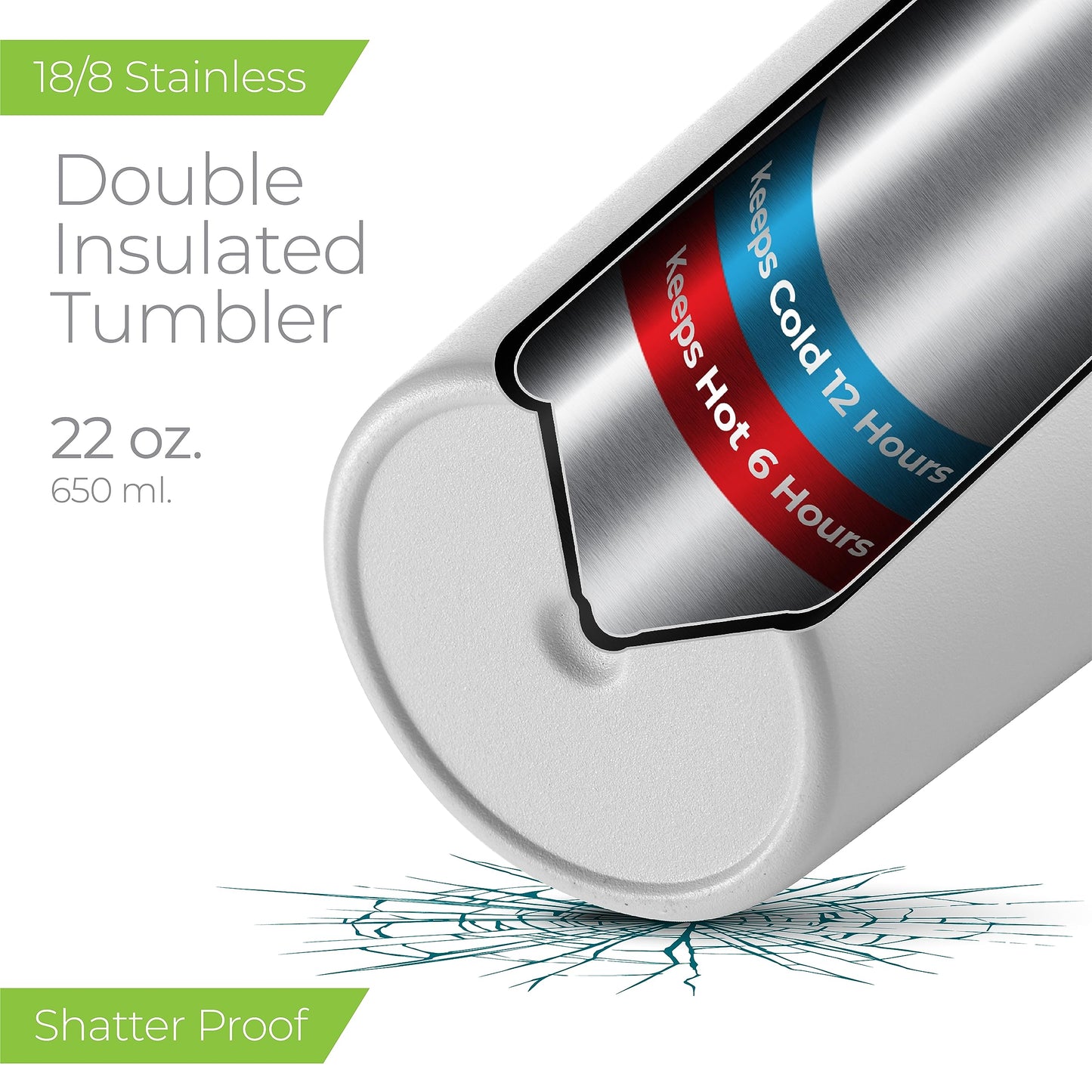 SipX™ 22oz Triple-Insulated Travel Tumbler