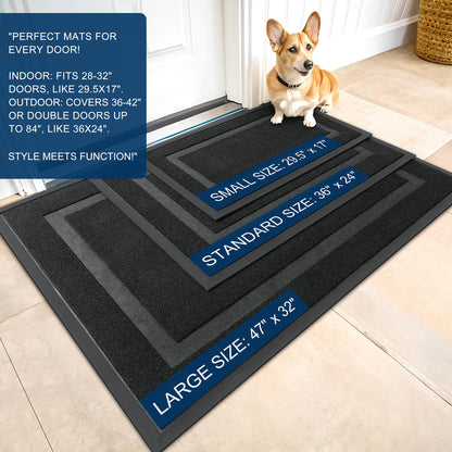 Indoor Outdoor Waterproof Doormat by OLANLY