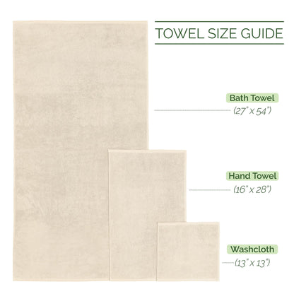 6-Piece Luxury Turkish Cotton Towel Set