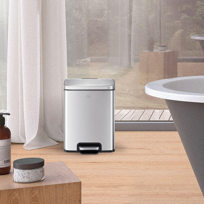 EKO 6L Stainless Steel Bathroom Trash Can