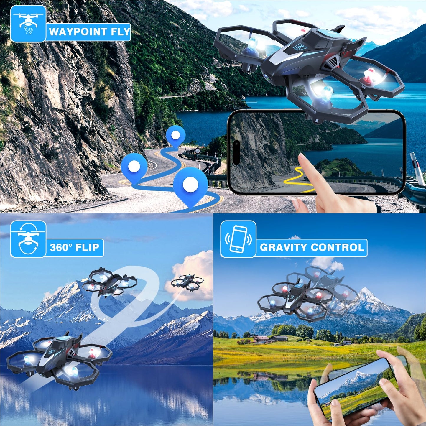 YLFU 1080P FPV Mini Drone with Camera