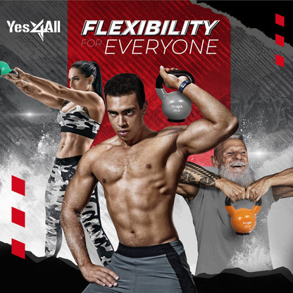 Yes4All 30LB Vinyl Kettlebell for Strength Training