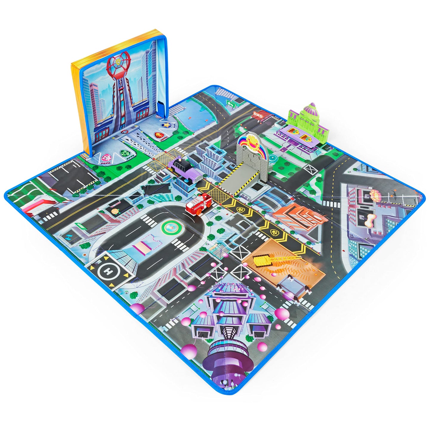 Paw Patrol Adventure City Play Mat with Toy Cars