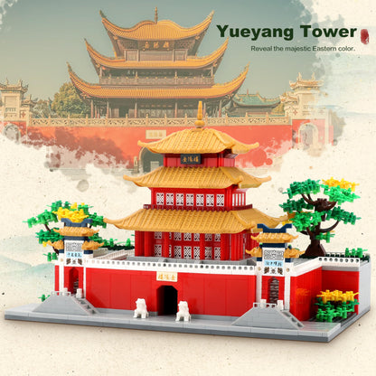 2236 Pcs Micro Building Blocks Asian Architecture Building Set