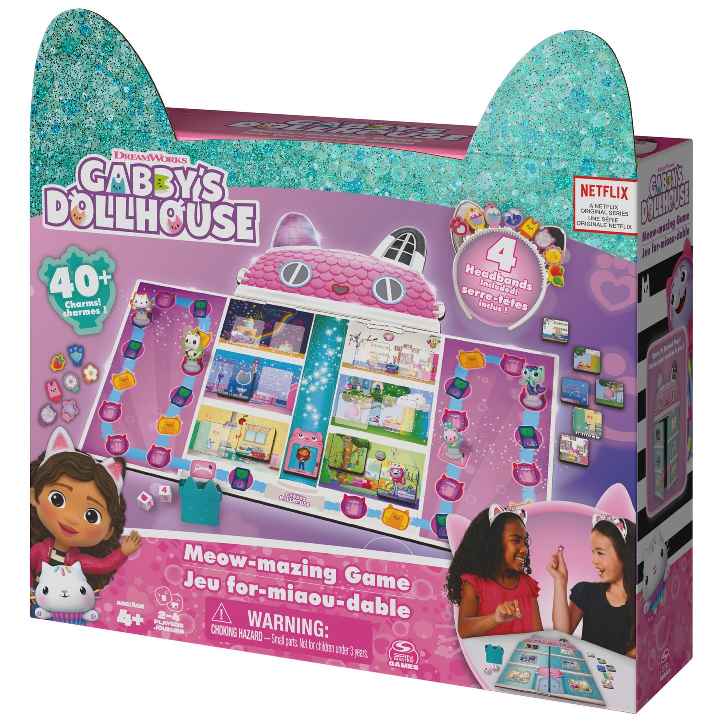 Gabby’s Dollhouse Meow-Mazing Board Game for Kids