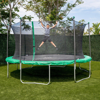 Sportspower 15FT Outdoor Kids Trampoline with Safety Net