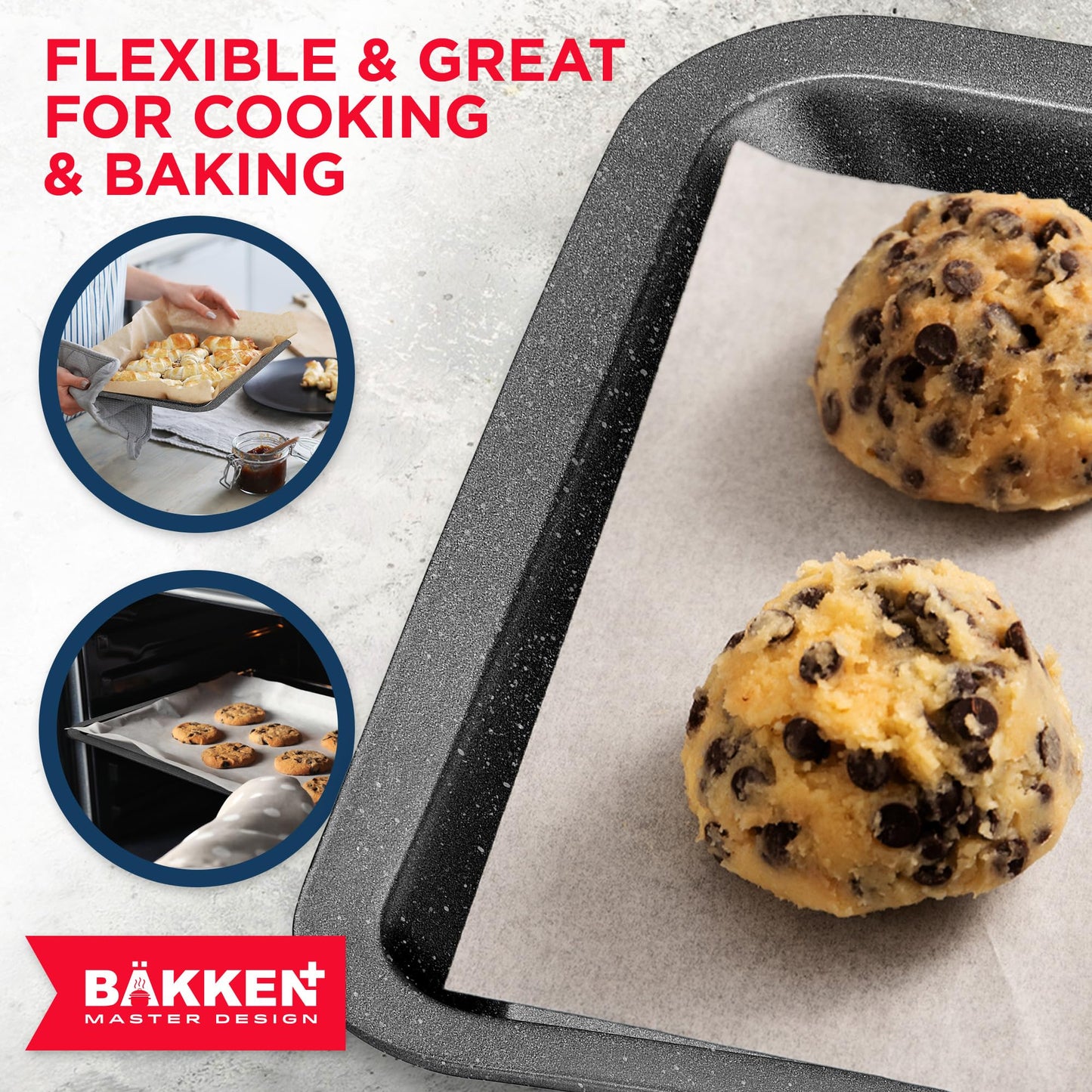 Bakken 3-Piece Nonstick Baking Pan Set