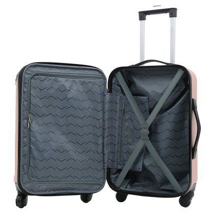 Travelers Club Rose Gold 4-Piece Luggage Set