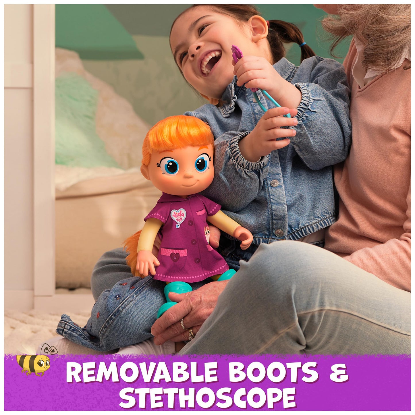 Vida Toddler Doll with Doctor Kit Accessories