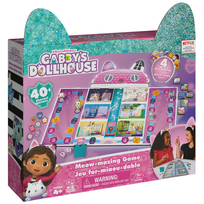 Gabby’s Dollhouse Meow-Mazing Board Game for Kids