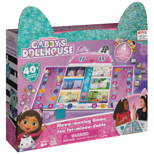 Gabby’s Dollhouse Meow-Mazing Board Game for Kids