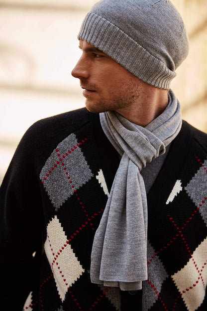 EURKEA Merino Wool Scarf & Beanie Gift Set