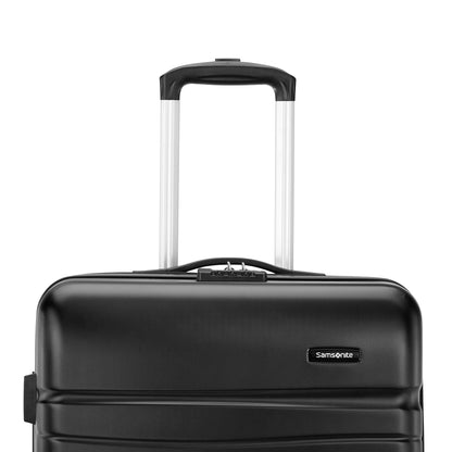 Samsonite Evolve SE Hardside Expandable Luggage with Double Spinner Wheels, Bass Black, 3PC Set (CO/M/L)