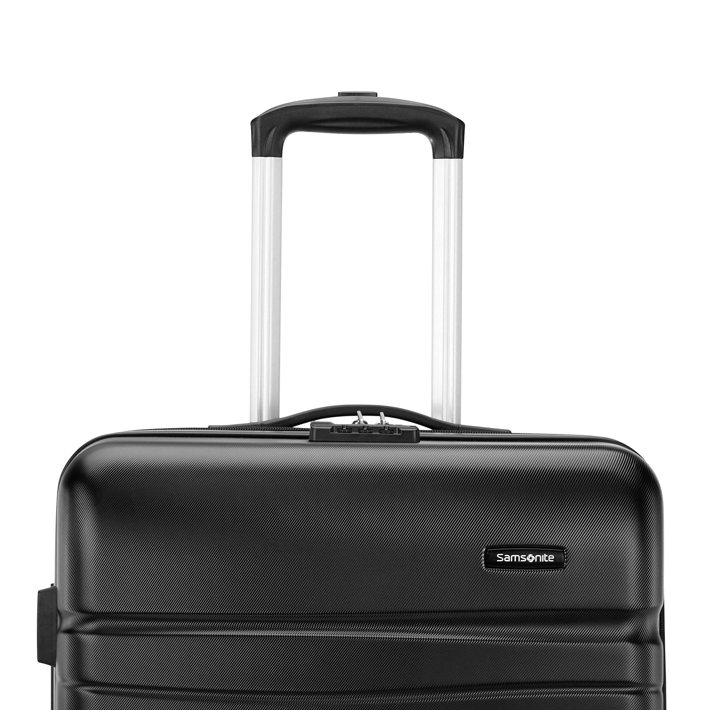 Samsonite Evolve SE Hardside Expandable Luggage with Double Spinner Wheels, Bass Black, 3PC SET (CO/M/L)