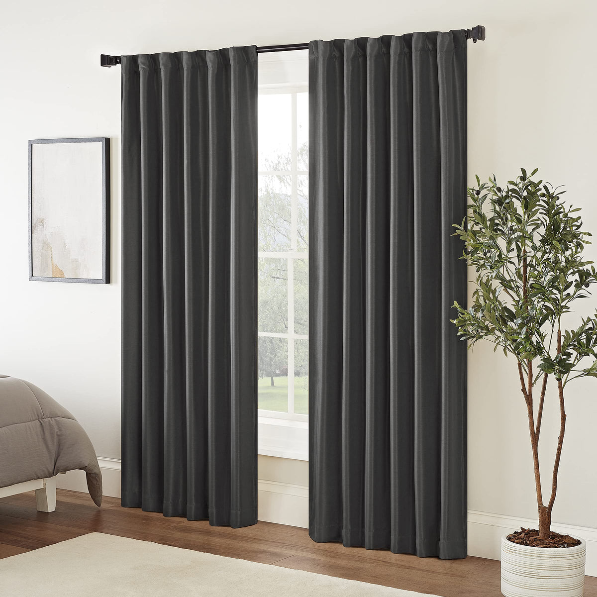 Eclipse Blackout Thermal Rod Pocket Curtain Panel