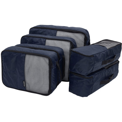 Travelers Club 14-Piece Luggage Set, Navy Blue