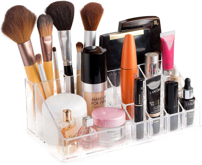 Masirs 16-Compartment Makeup Organizer with Drawers