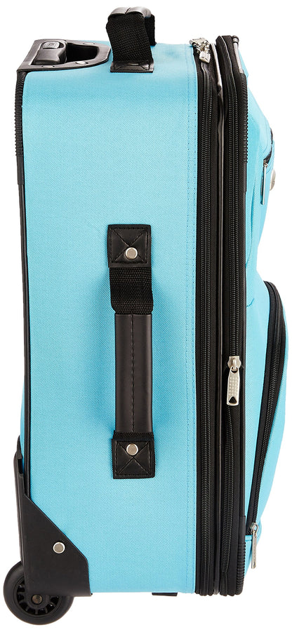Rockland 2-Piece Expandable Luggage Set, Turquoise