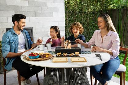 Tabletop Fire Pit with Smores Kit by Roundfire