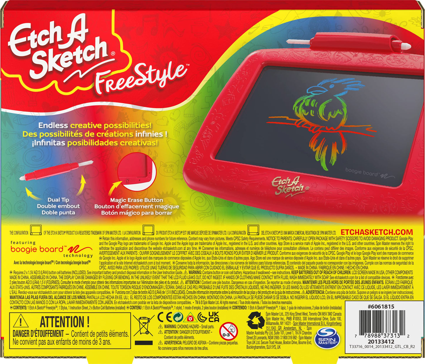 Etch A Sketch Freestyle Magic Drawing Tablet for Kids