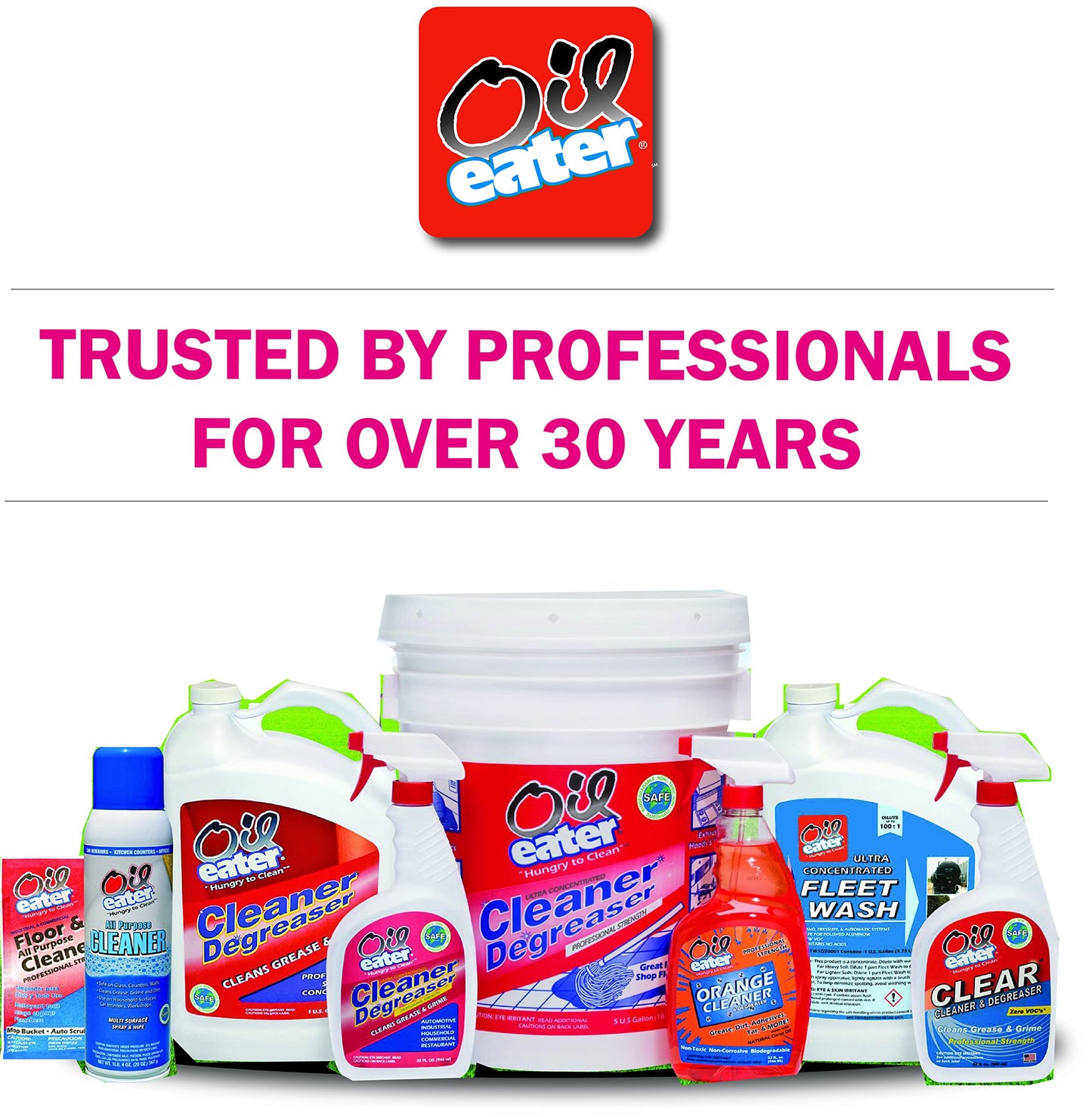 Oil Eater Original 32 oz Cleaner/Degreaser - Dissolve Grease Oil and Heavy-Duty Stains (Pack of 2)