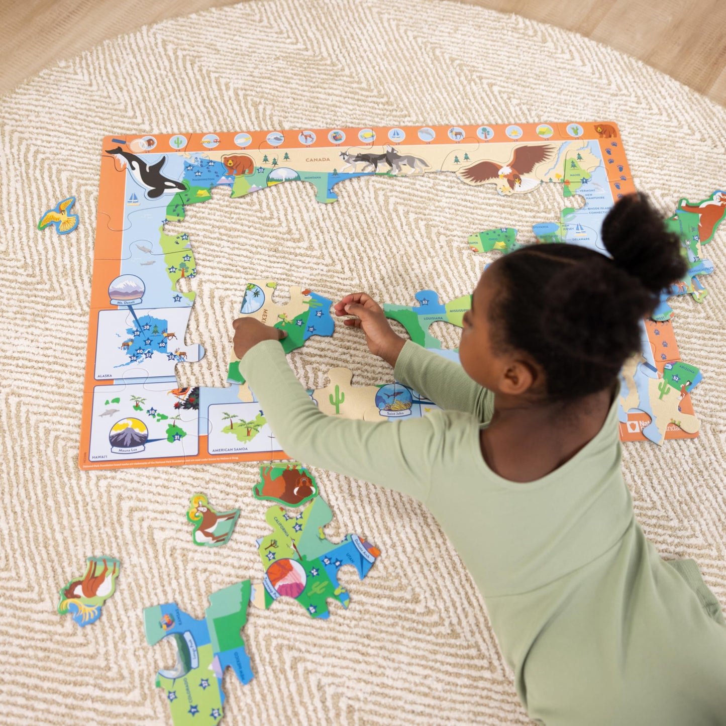 Melissa & Doug National Parks Floor Puzzle - 45 Pieces