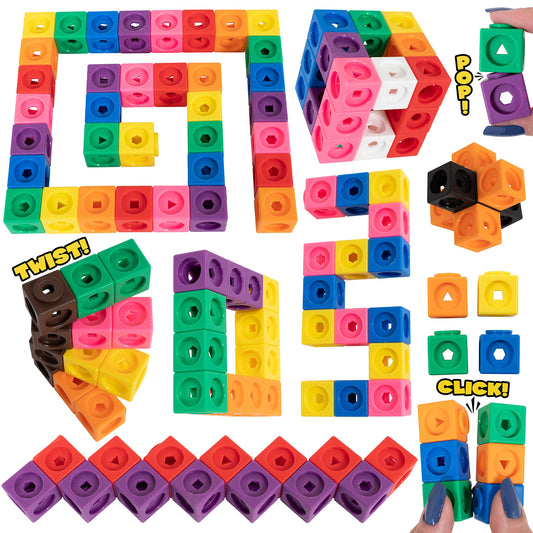 100 Pack Fidget Cubes for Stress Relief
