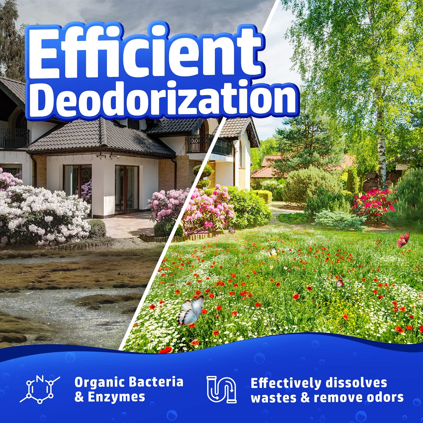 Vacplus 12 Dissolvable Septic Tank Treatment Packs