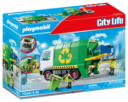 Playmobil Recycling Truck with 2 Figures & Accessories