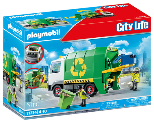 Playmobil Recycling Truck with 2 Figures & Accessories