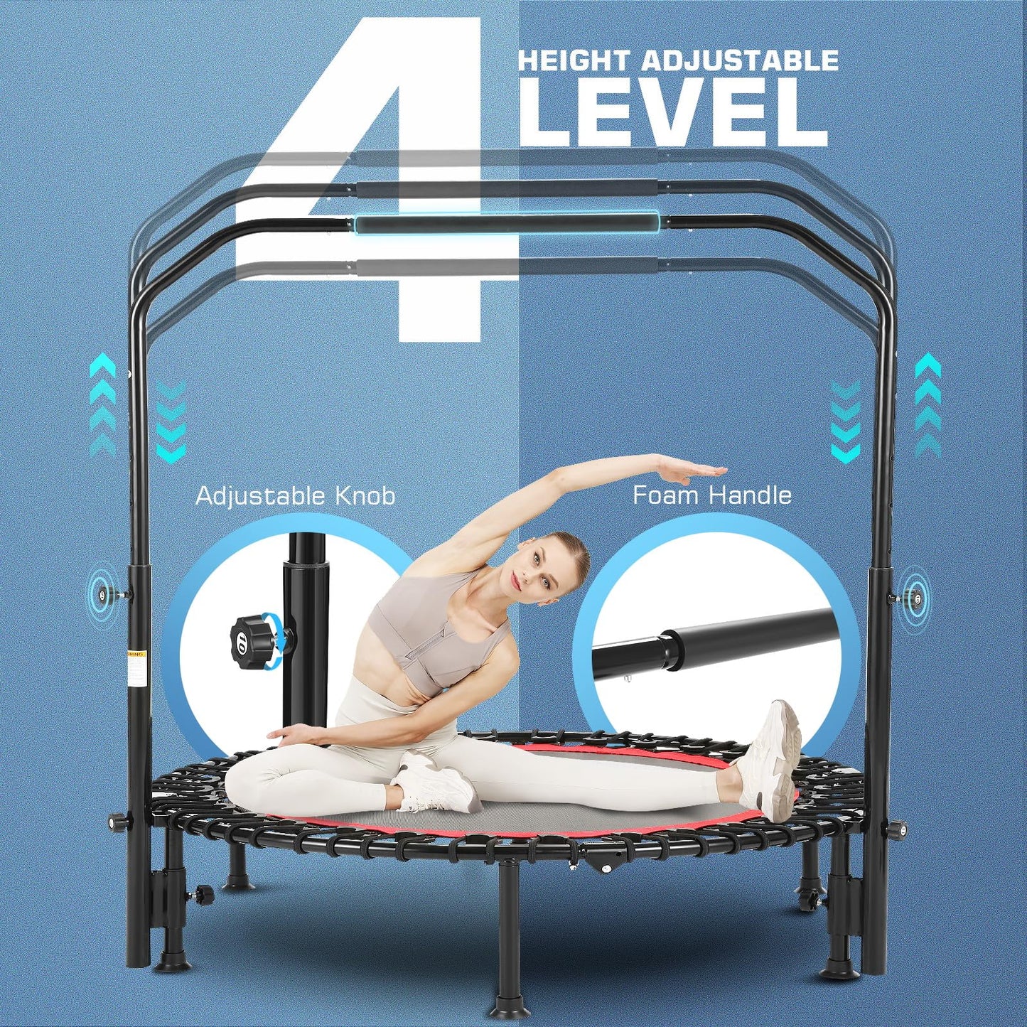 ANCHEER 40" Foldable Trampoline with Handle
