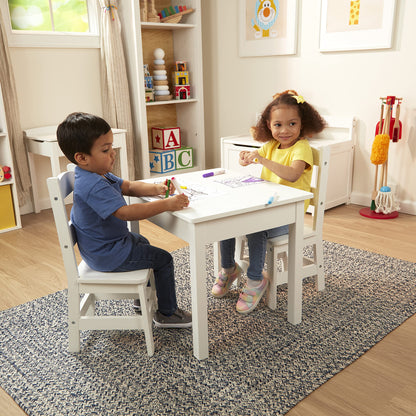 Melissa & Doug Wooden Table and Chairs Set