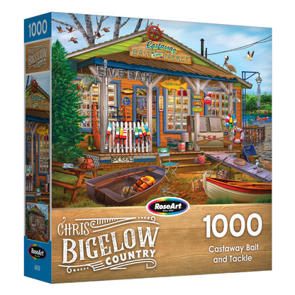 RoseArt - Chris Bigelow - Castaway Bait and Tackle - 1000 Piece Jigsaw Puzzle for Adults