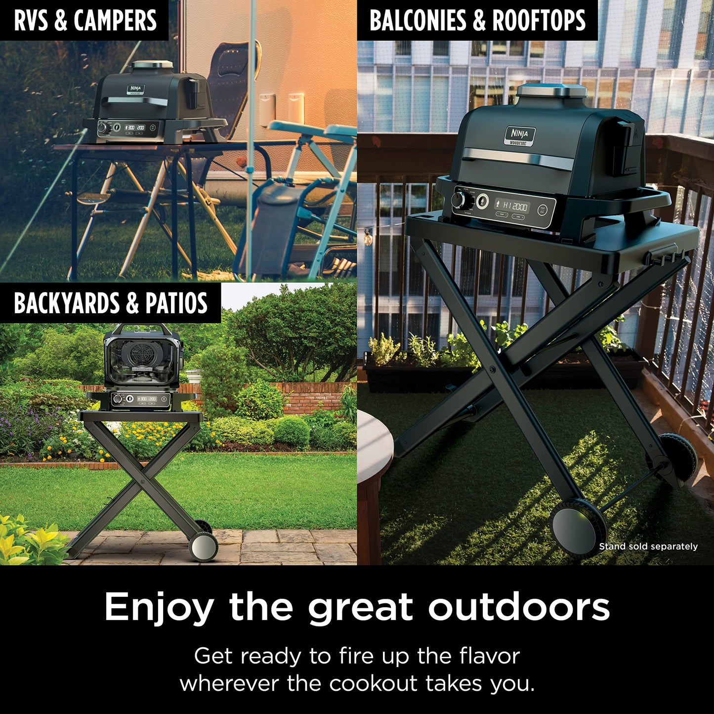 Ninja 7-in-1 Woodfire Grill & BBQ Cooker