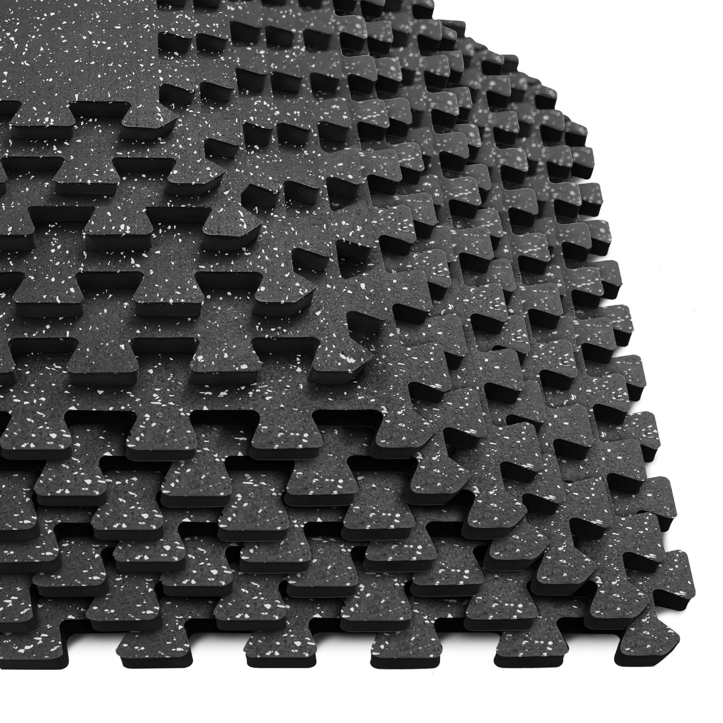 Rubber Gym Flooring Tiles by Yes4All, 0.56" Thick