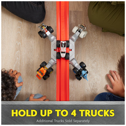 Monster Jam ThunderROARus Drop Playset with Exclusive Monster Truck, Over 6 Feet Tall, Lights & Sounds, Kids Dinosaur Toys for Boys and Girls Ages 4-6+
