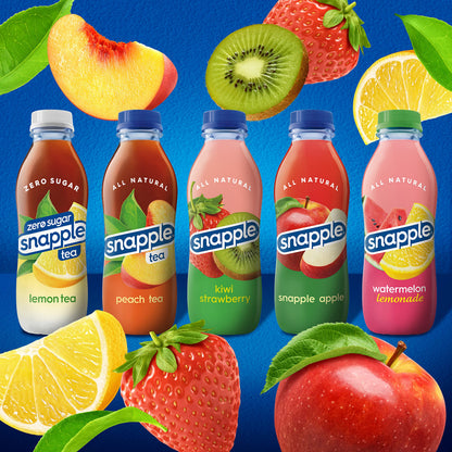 Snapple Zero Sugar Half 'n Half Tea, 12 Pack