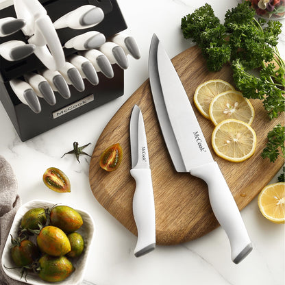 McCook German Stainless Steel Knife Block Set