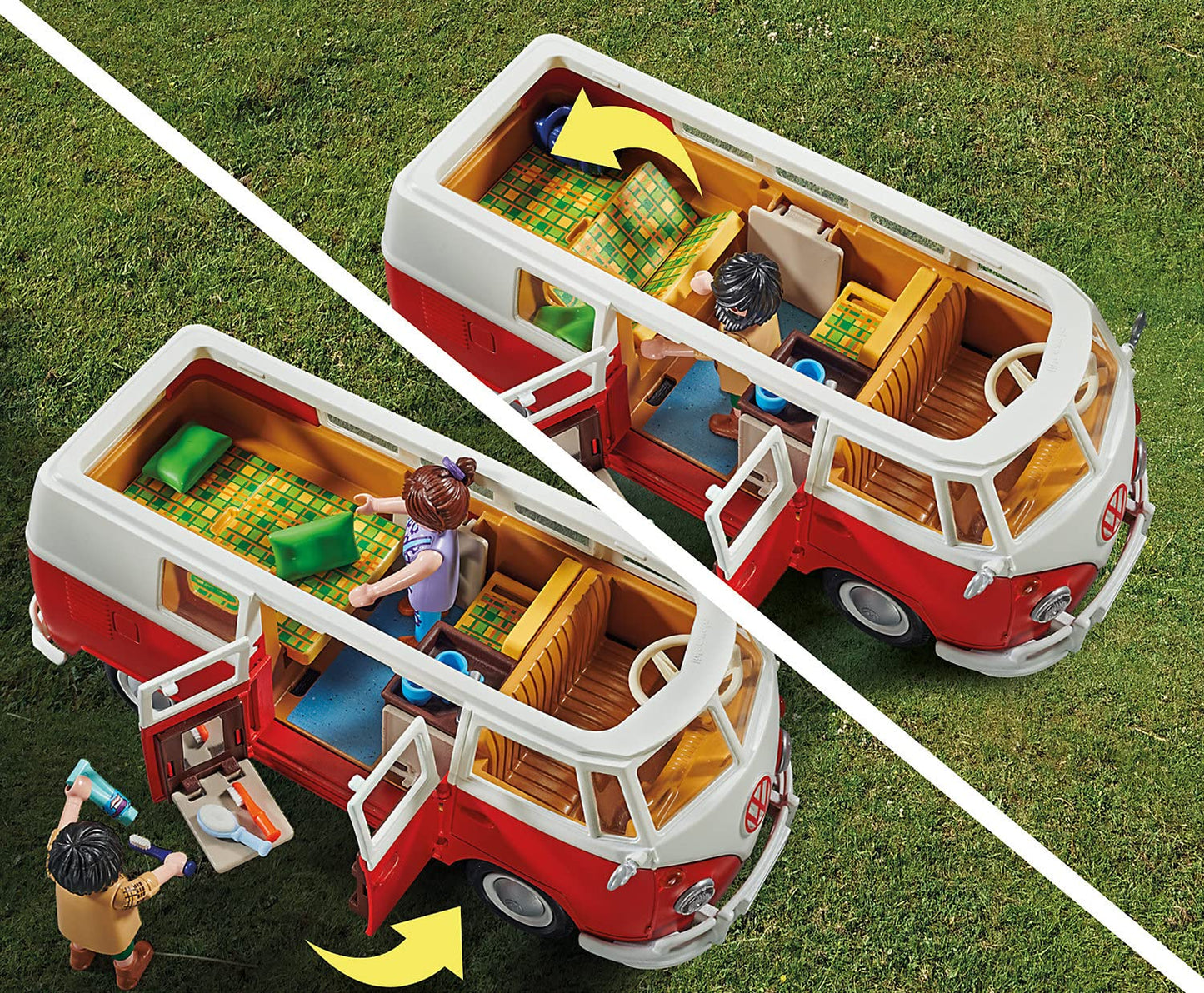 Playmobil Volkswagen T1 Camping Bus Set