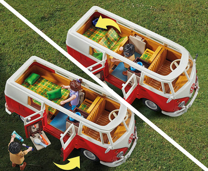Playmobil Volkswagen T1 Camping Bus Set