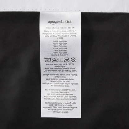 Portable Blackout Curtain Shade, 50" x 78"