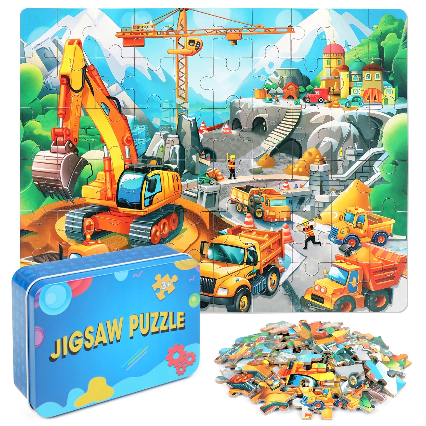 Marine Animal Jigsaw Puzzles for Kids Ages 4-8