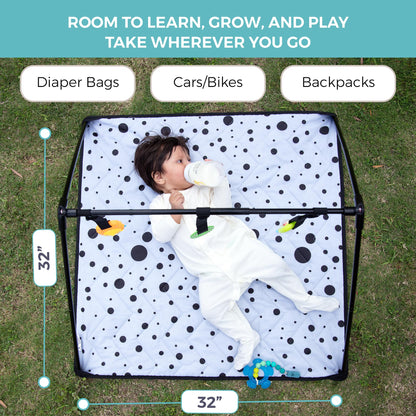 Travel Play Mat for Babies 0-12 Months