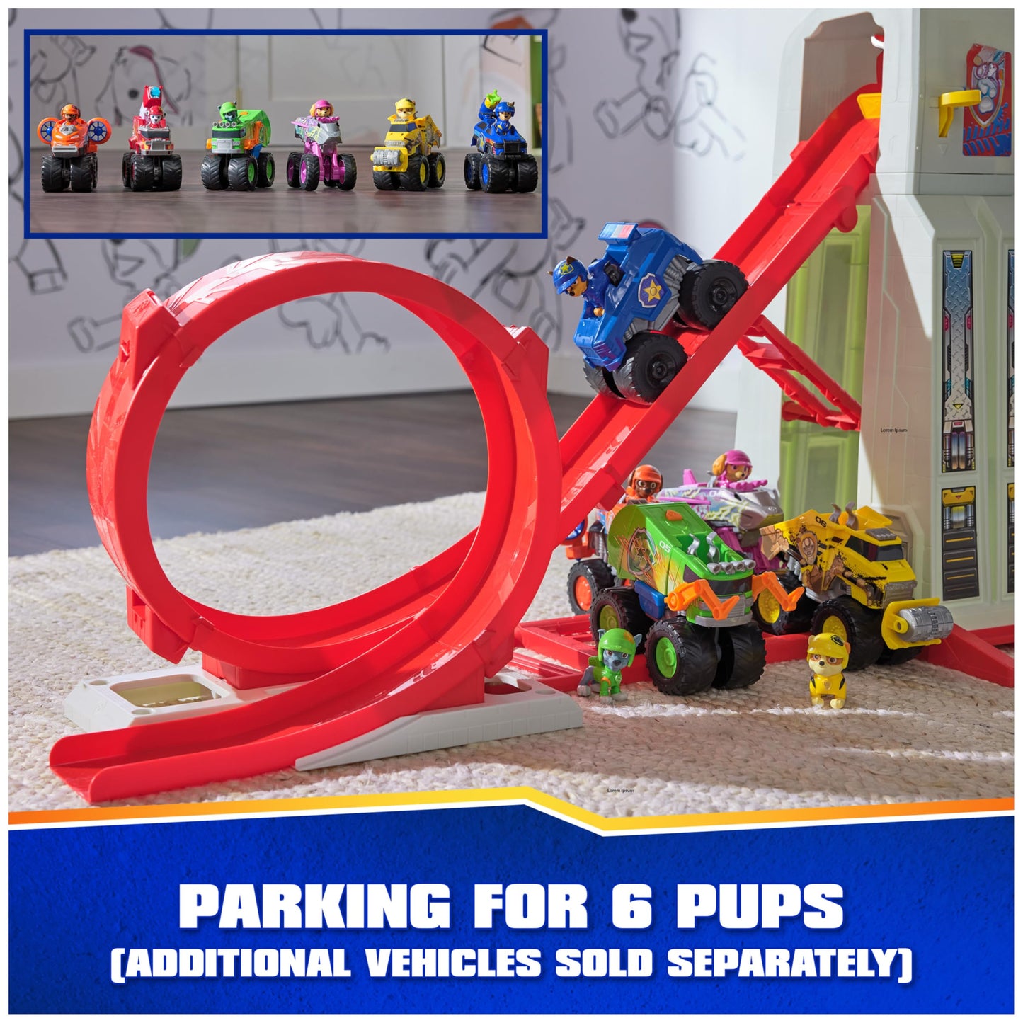 PAW Patrol Rescue Wheels Tower with Lights & Sounds