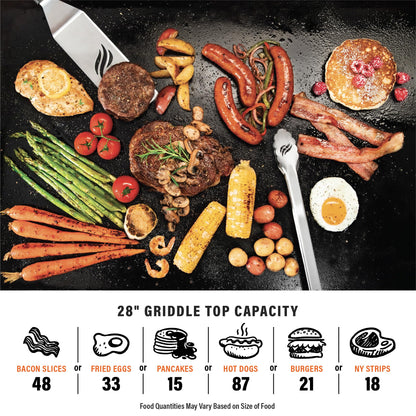 BLACKSTONE 2-Burner Gas Griddle for Outdoor Cooking