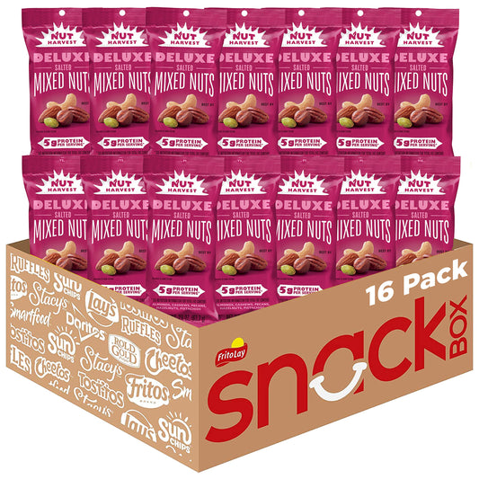 Nut Harvest Deluxe Mixed Nuts 16-Pack 2.25oz