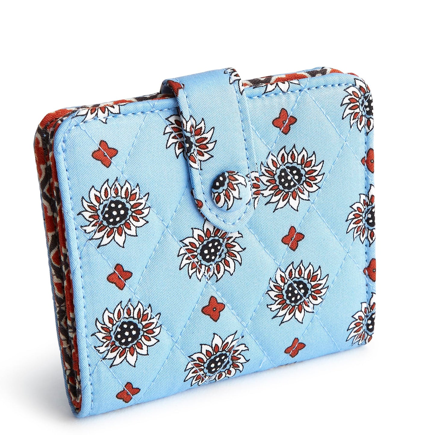 Vera Bradley Small Cotton Wallet, Marrakesh Geos