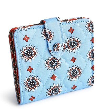 Vera Bradley Small Cotton Wallet, Marrakesh Geos