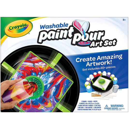 Crayola Washable Paint Set for Kids, 20pc